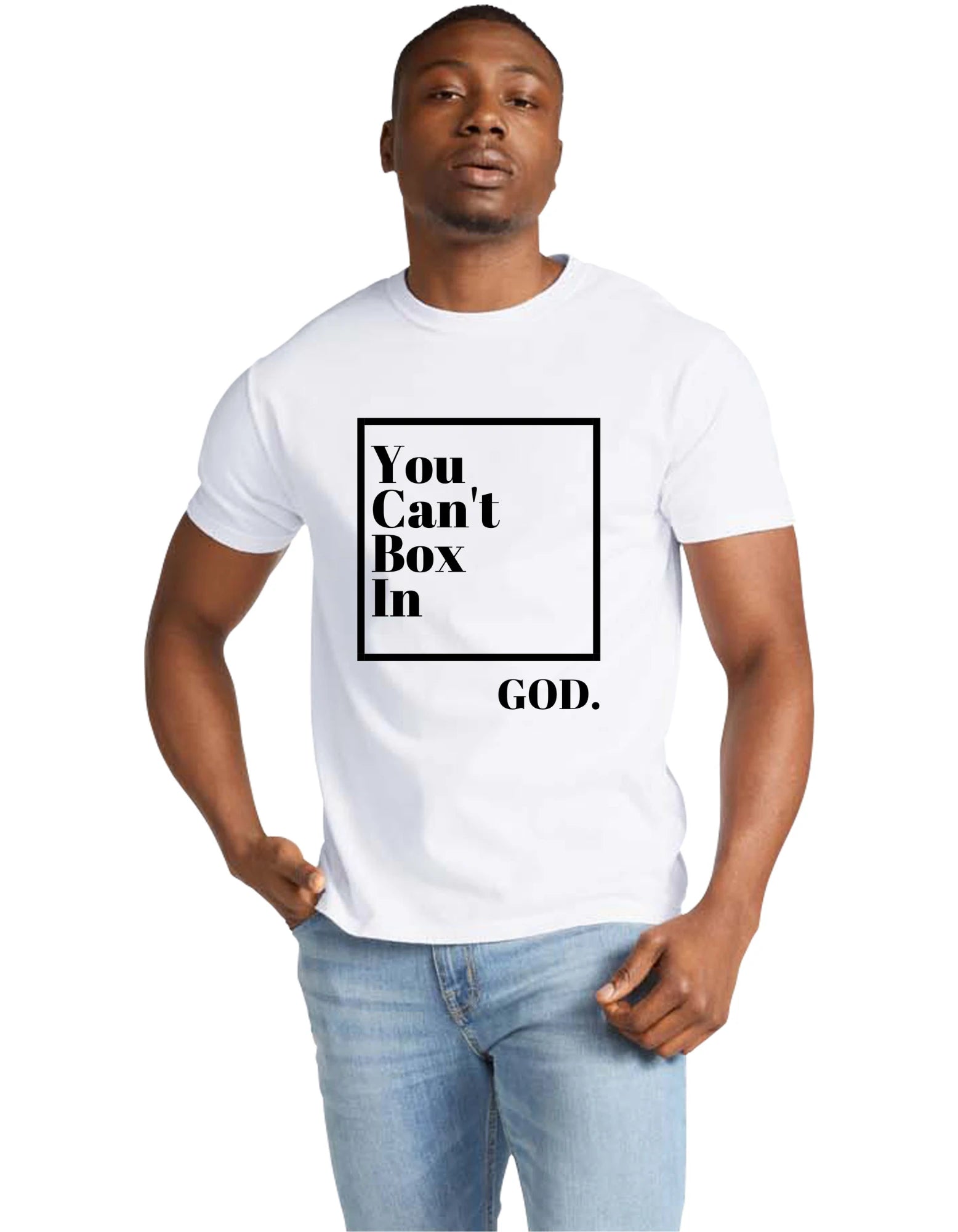 Box Tee Christian Shirts Model