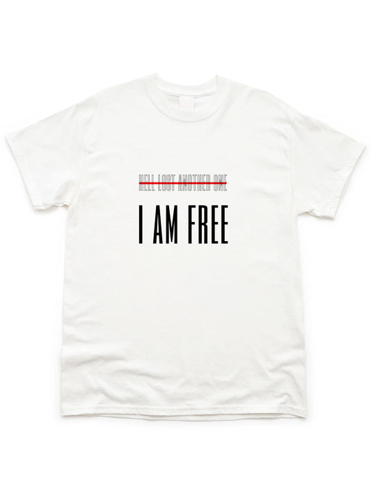 I Am Free Tee Christian Shirts, Lay Flat